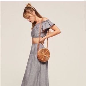 Reformation Peasant Crop and Skirt Set